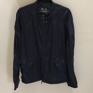 Armani Exchange Men's Navy Jacket/Windbreaker